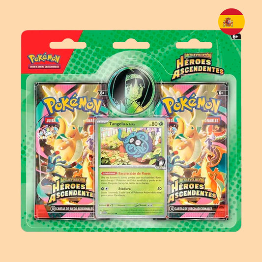 Blister Pokémon Héroes Ascendentes Tangela de Erika español – Pokémon TCG