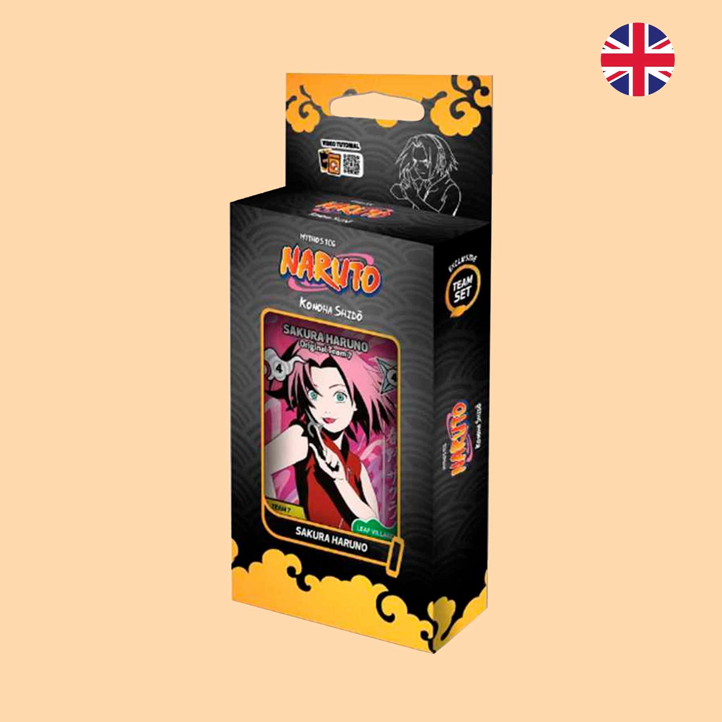 Team Set Konoha Shido 2nd Edition en inglés - Sakura - Naruto Mythos Ninja Card