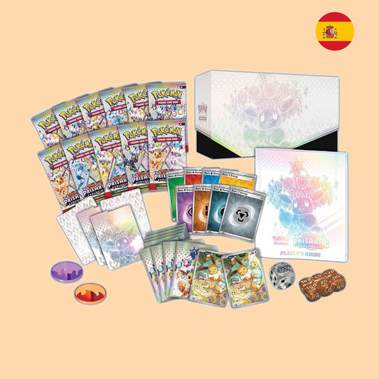 ETB CAJA DE ENTRENADOR ELITE EVOLUCIONES PRISMATICAS - ESPAÑOL