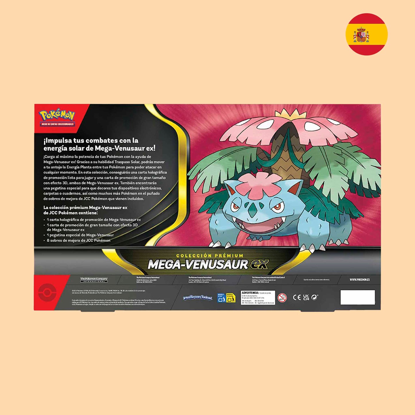 CAJA COLECCION PREMIUM MEGA-VENUSAUR EX - ESPAÑOL
