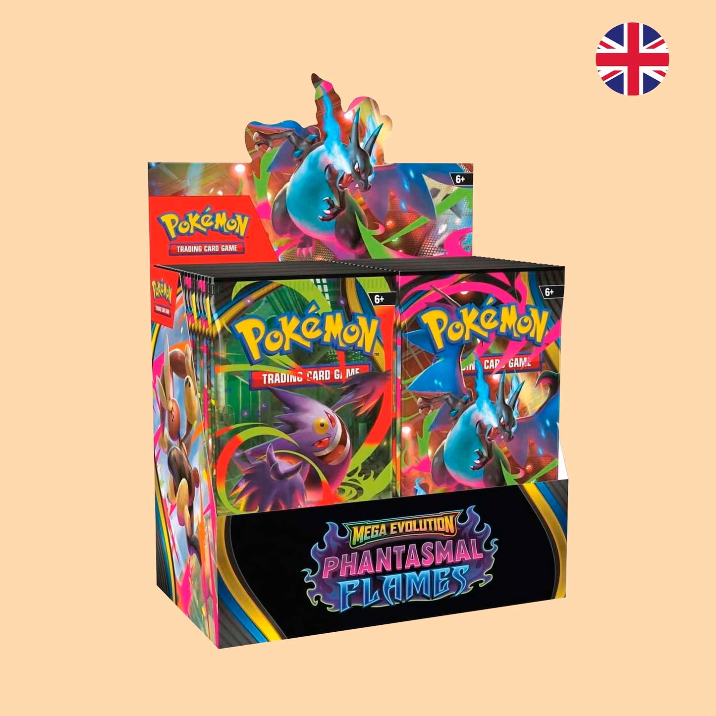 CAJA 36 SOBRES PHANTASMAL FLAMES - INGLES