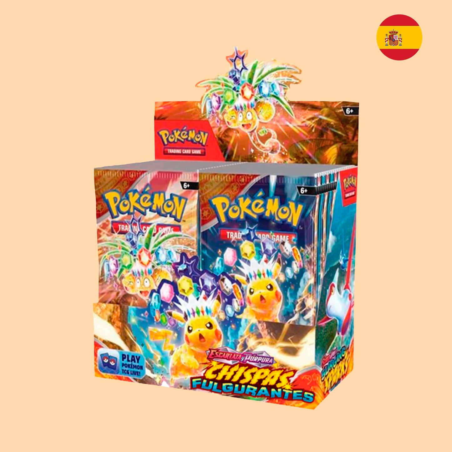 Chispas Fulgurantes Booster Box en español – Pokémon TCG