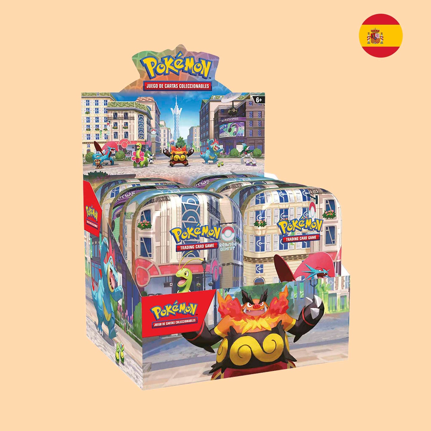 Mini Tin Ciudad Luminalia en español - Pokémon TCG