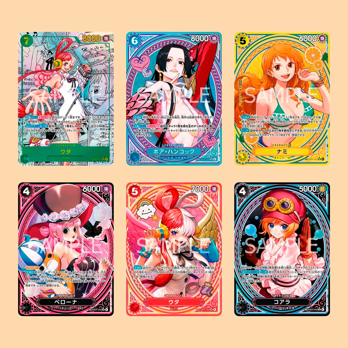 Mejores cartas de One Piece
EB03 Heroines Edition en japonés – One Piece TCG