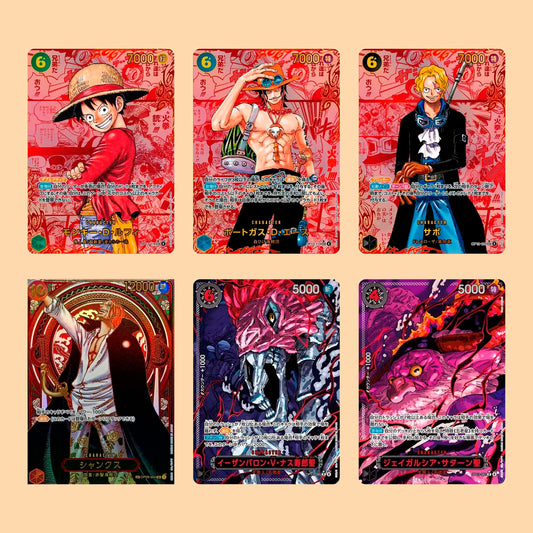 Mejores cartas de One Piece
OP13 Carrying on his Will en japonés – One Piece TCG