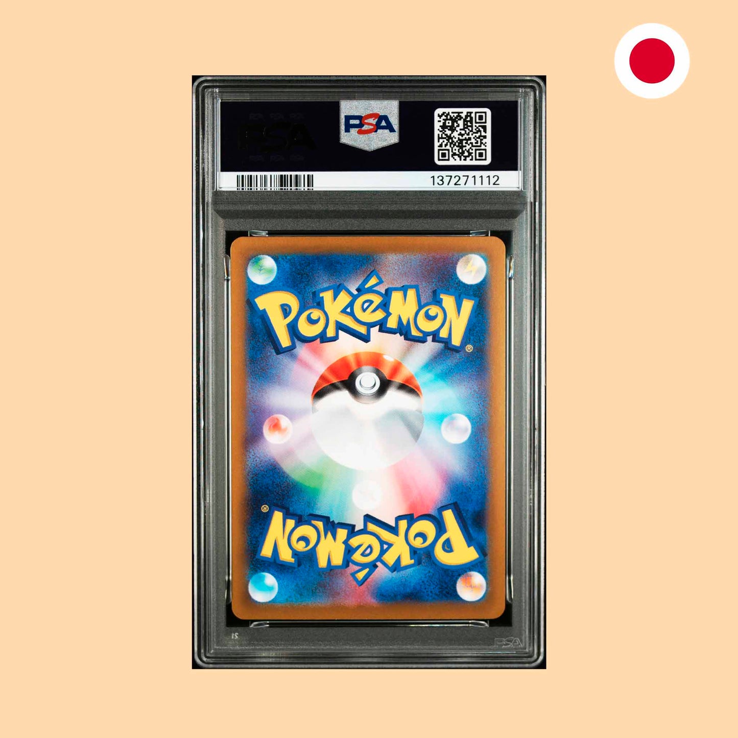 Vista trasera Carta Pokémon PSA 10 Leafeon SAR Terastal festival ex