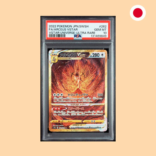 Carta Pokémon Gradeada por PSA 2022 Arceus (S12A 262) GEM MINT 10