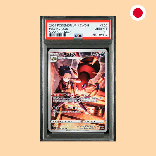 PSA 10 - 2021 ARIADOS CHR (SWSH 205) - JAPONES