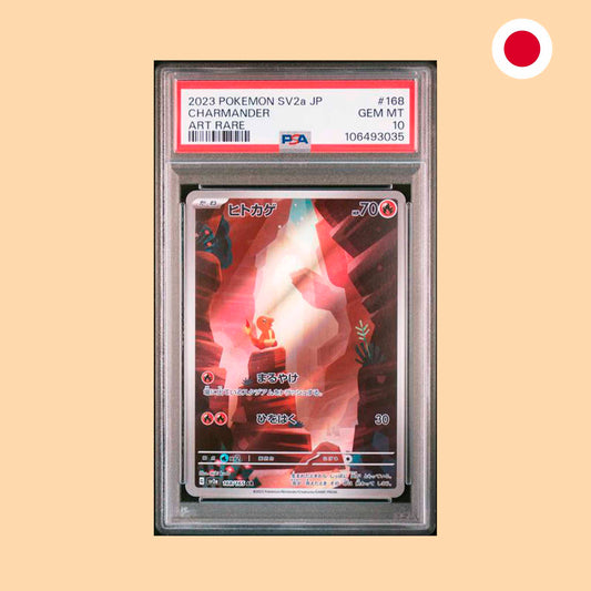 PSA 10 - 2023 CHARMANDER AR (SV2A 168) - JAPONES