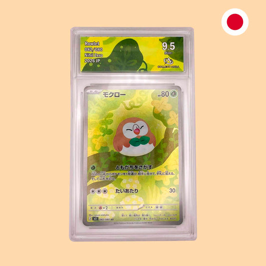 2026 Rowlet AR (M3 082) en japonés - carta gradeada por Collect Aura