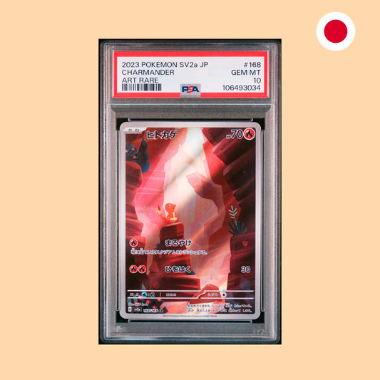 PSA 10 - 2023 CHARMANDER AR (SV2A 168) - JAPONES