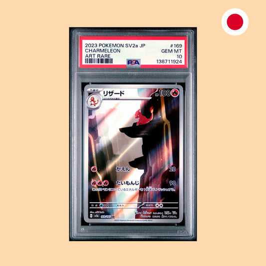 Carta Pokémon Gradeada por PSA - 2023 Charmeleon (SV2A 169)