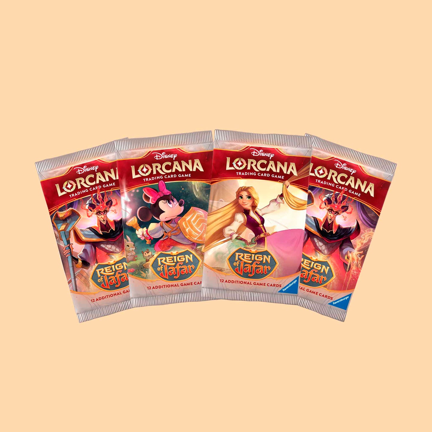 PACK 4 SOBRES REIGN OF JAFAR - INGLES