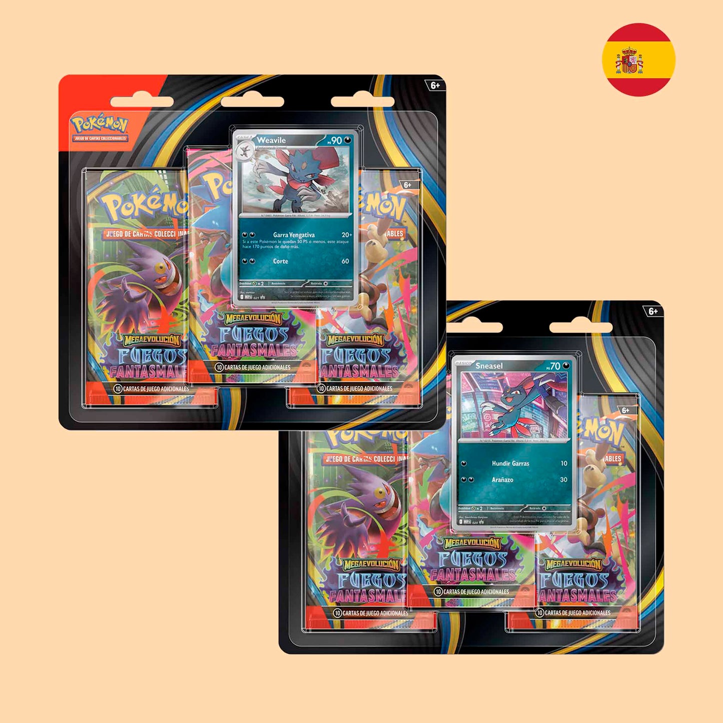 BLISTER 3 PACK FUEGOS FANTASMALES - ESPAÑOL