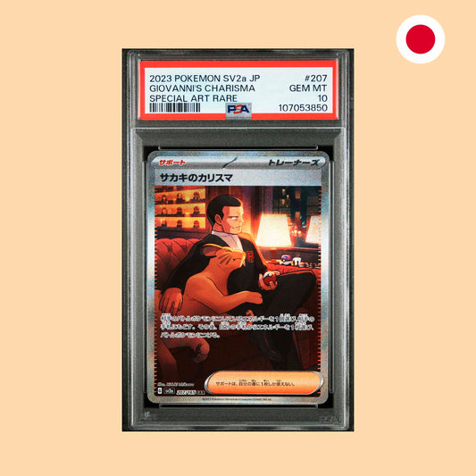 PSA 10 - 2023 GIOVANNI'S CHARRISMA SAR (SV2A 207) - JAPONES