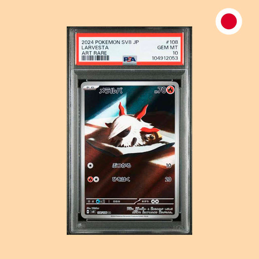 PSA 10 - 2024 LARVESTA AR (SV8 108) - JAPONES