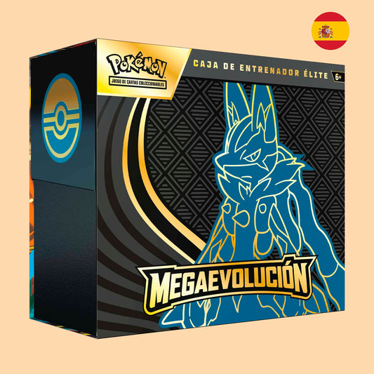 (RESERVA MODELO ALEATORIO) ETB CAJA DE ENTRENADOR ELITE MEGAEVOLUCION - ESPAÑOL