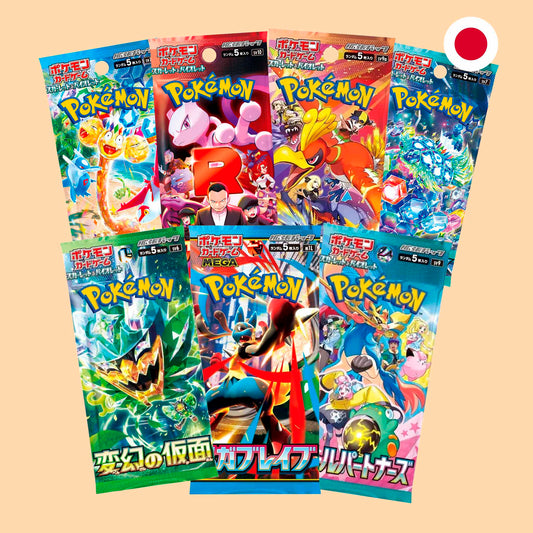 MYSTERY PACK 5 SOBRES POKEMON - JAPONES