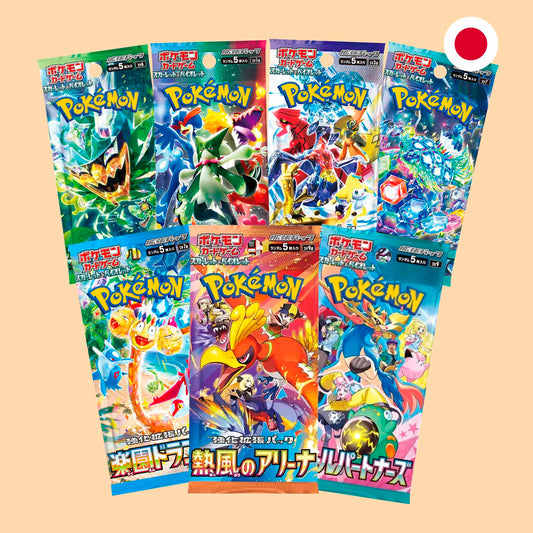 MYSTERY PACK 5 SOBRES POKEMON - JAPONES