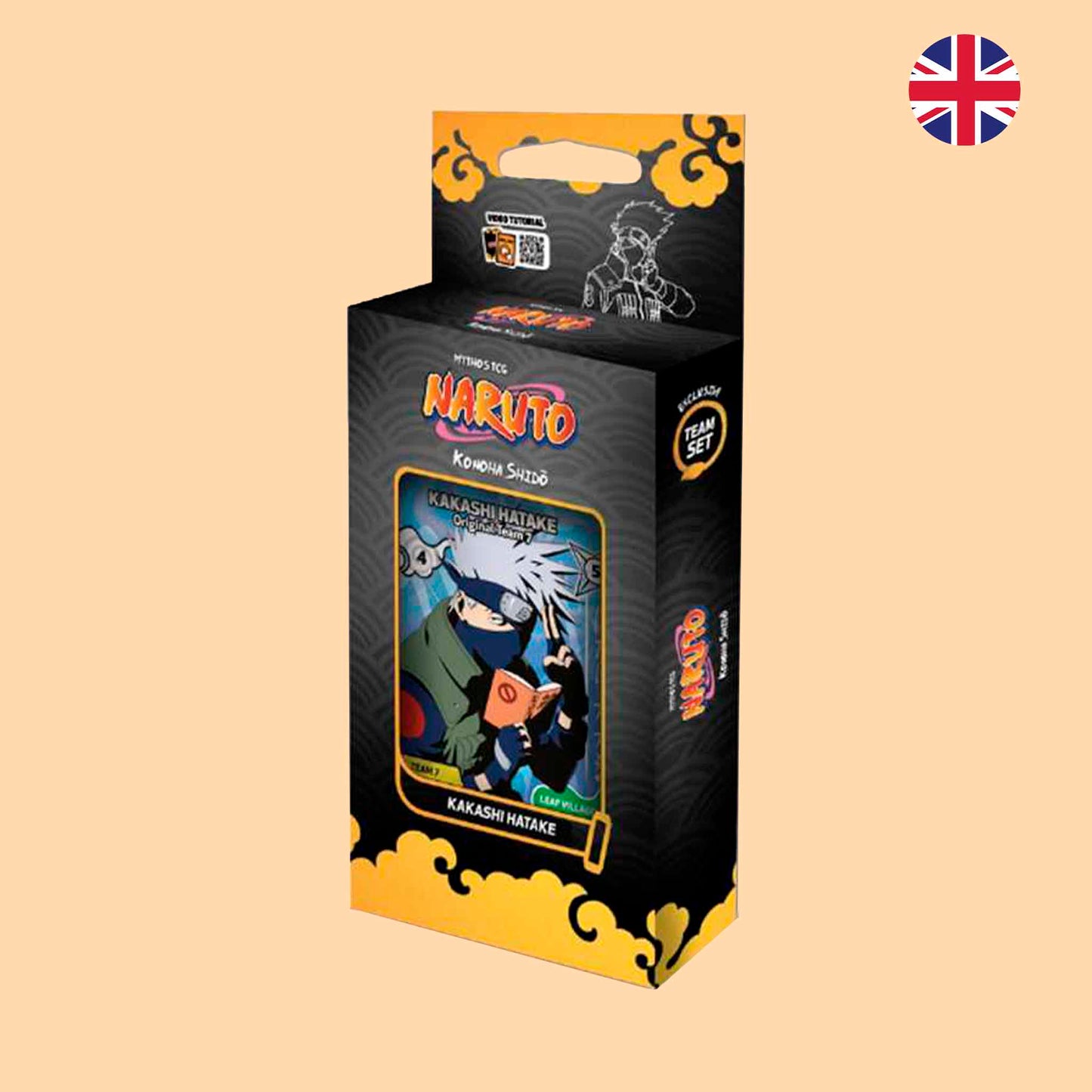Team Set Konoha Shido 2nd Edition en inglés - Kakashi- Naruto Mythos Ninja Card 