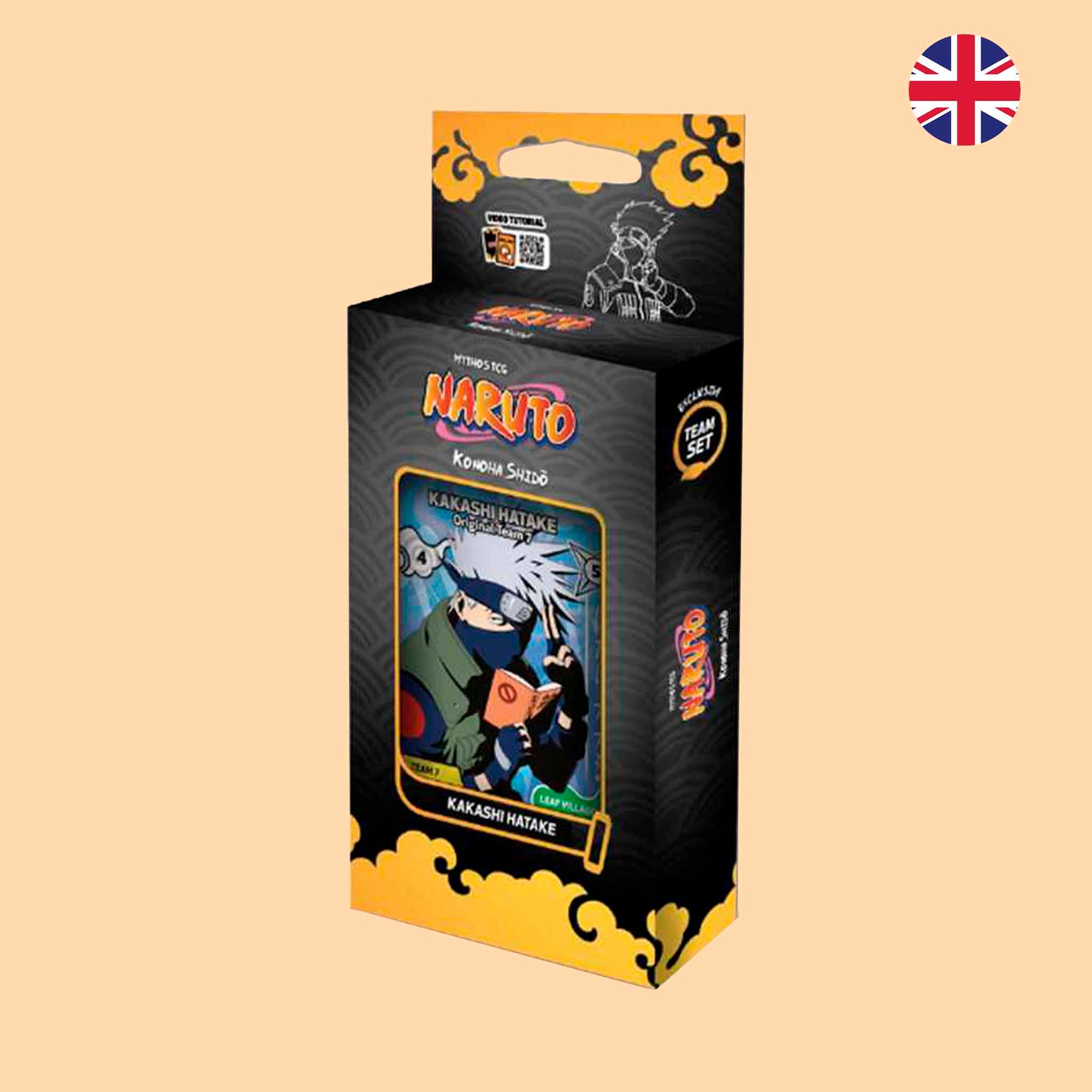 Team Set Konoha Shido 2nd Edition en inglés - Kakashi- Naruto Mythos Ninja Card 