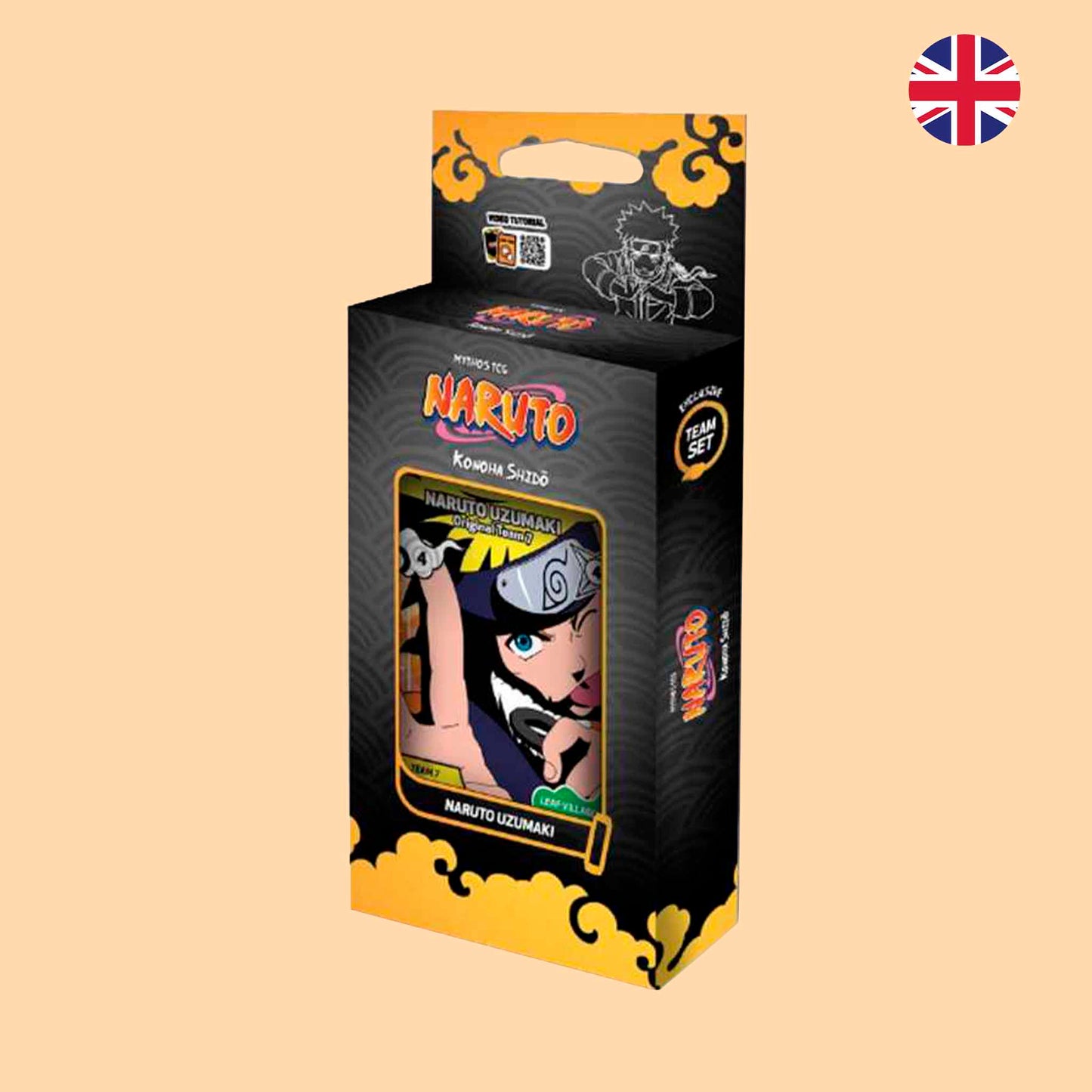 Team Set Konoha Shido 2nd Edition en inglés - Naruto Mythos Ninja Card 