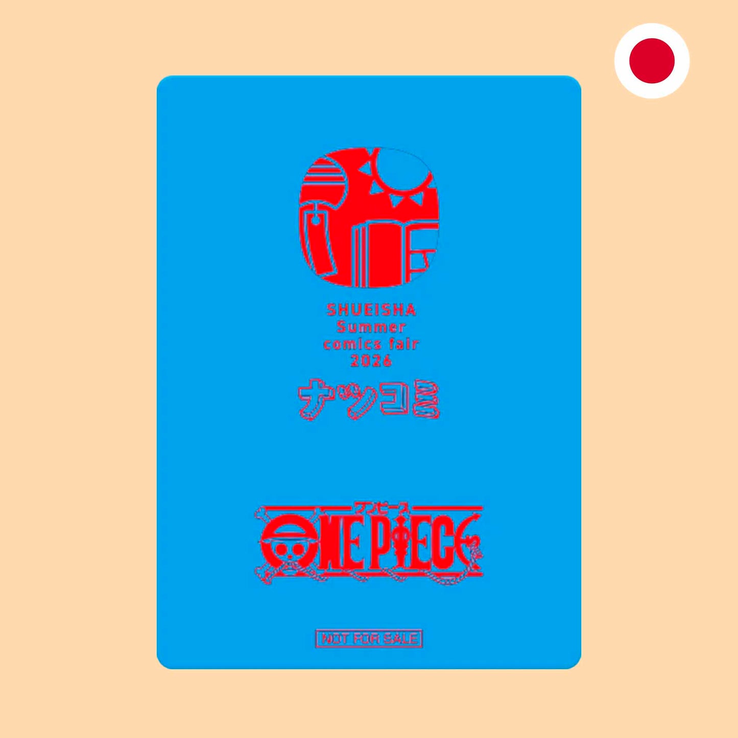 Parte trasera MetaKira NatsuComi Summer Comic 2026 Promo Japón - One Piece TCG