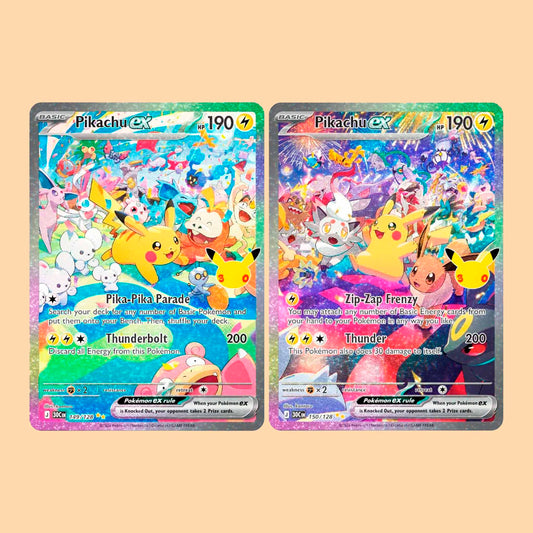 Cartas Pikachu SAR Día y Noche - Pokémon TCG