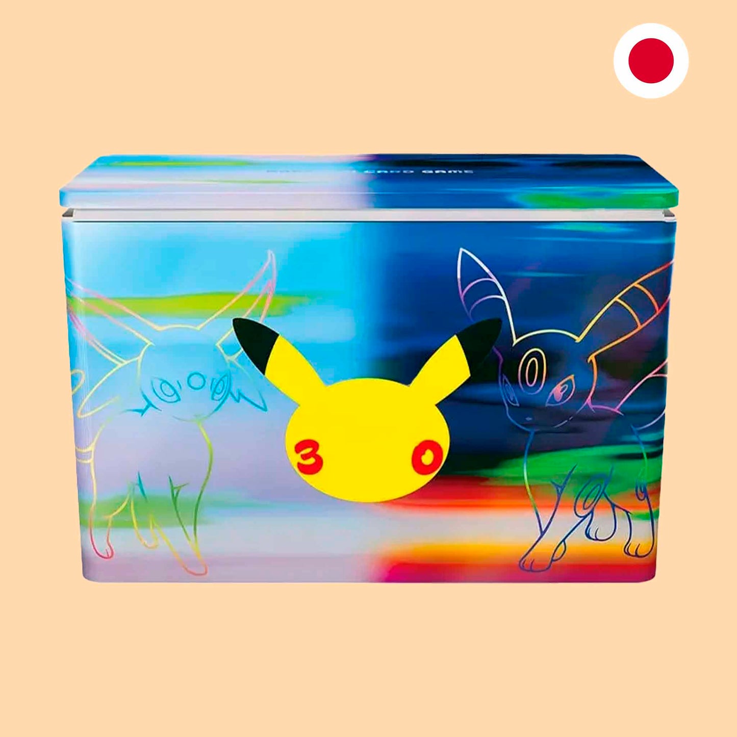 Pokémon TCG Premium Deck Set Espeon & Umbreon japonés contenido lata