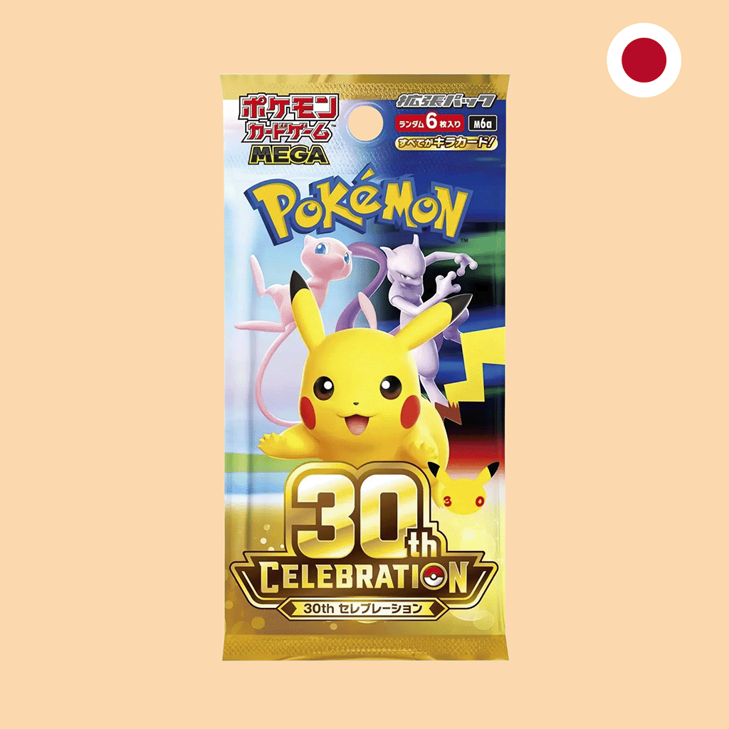 SOBRE POKEMON 30 ANIVERSARIO M6A - JAPONES