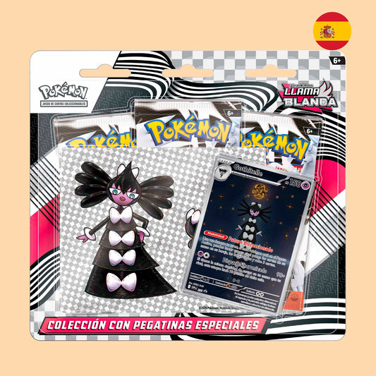 (RESERVA) BLISTER TECH STICKER LLAMA BLANCA - ESPAÑOL