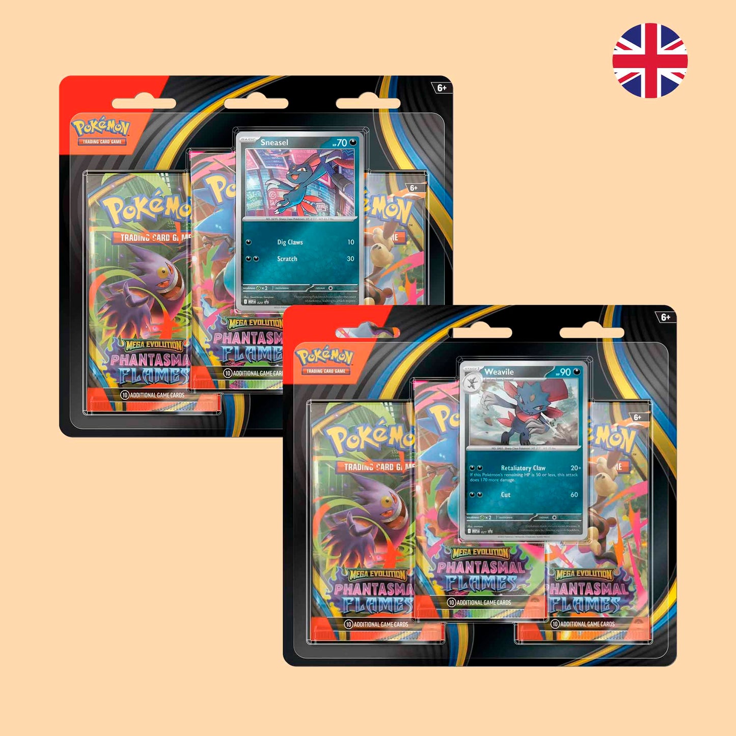 BLISTER 3 PACK PHANTASMAL FLAMES - INGLES