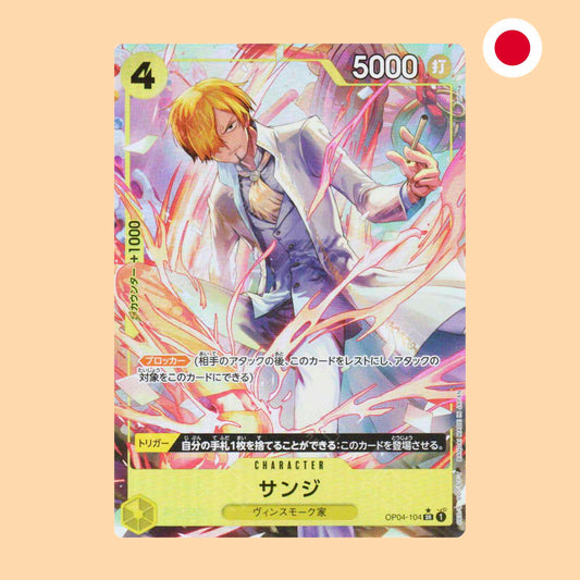 Carta One Piece Sanji Alt Art The Best en japonés - One Piece Card Game