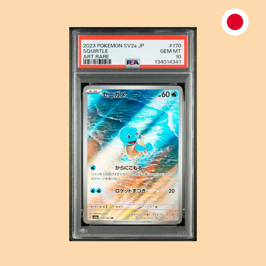 Carta Pokémon Squirtle (SV2A 170) PSA 10