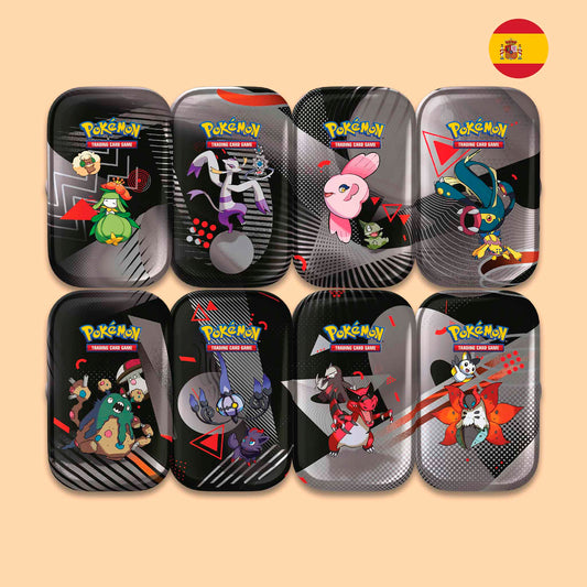 (RESERVA) MINI LATA FULGOR NEGRO Y LLAMA BLANCA - ESPAÑOL