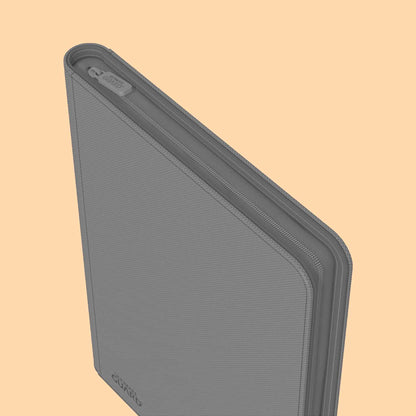 Ultimate Guard Zipfolio gris 360 Xenoskin 18-Pocket detalle Cremallera