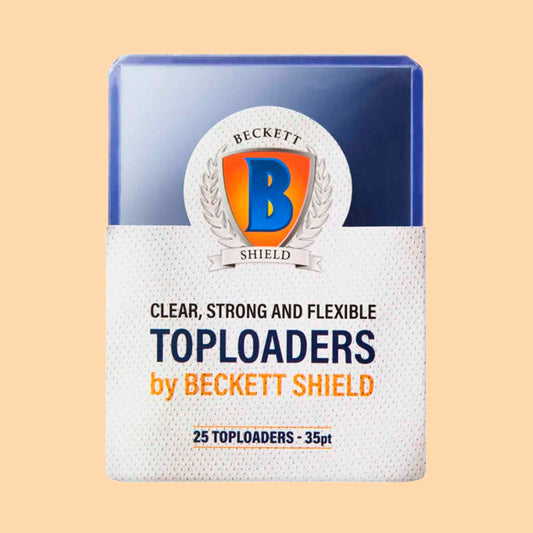 25 FUNDAS STANDARD TOPLOADER - BECKETT