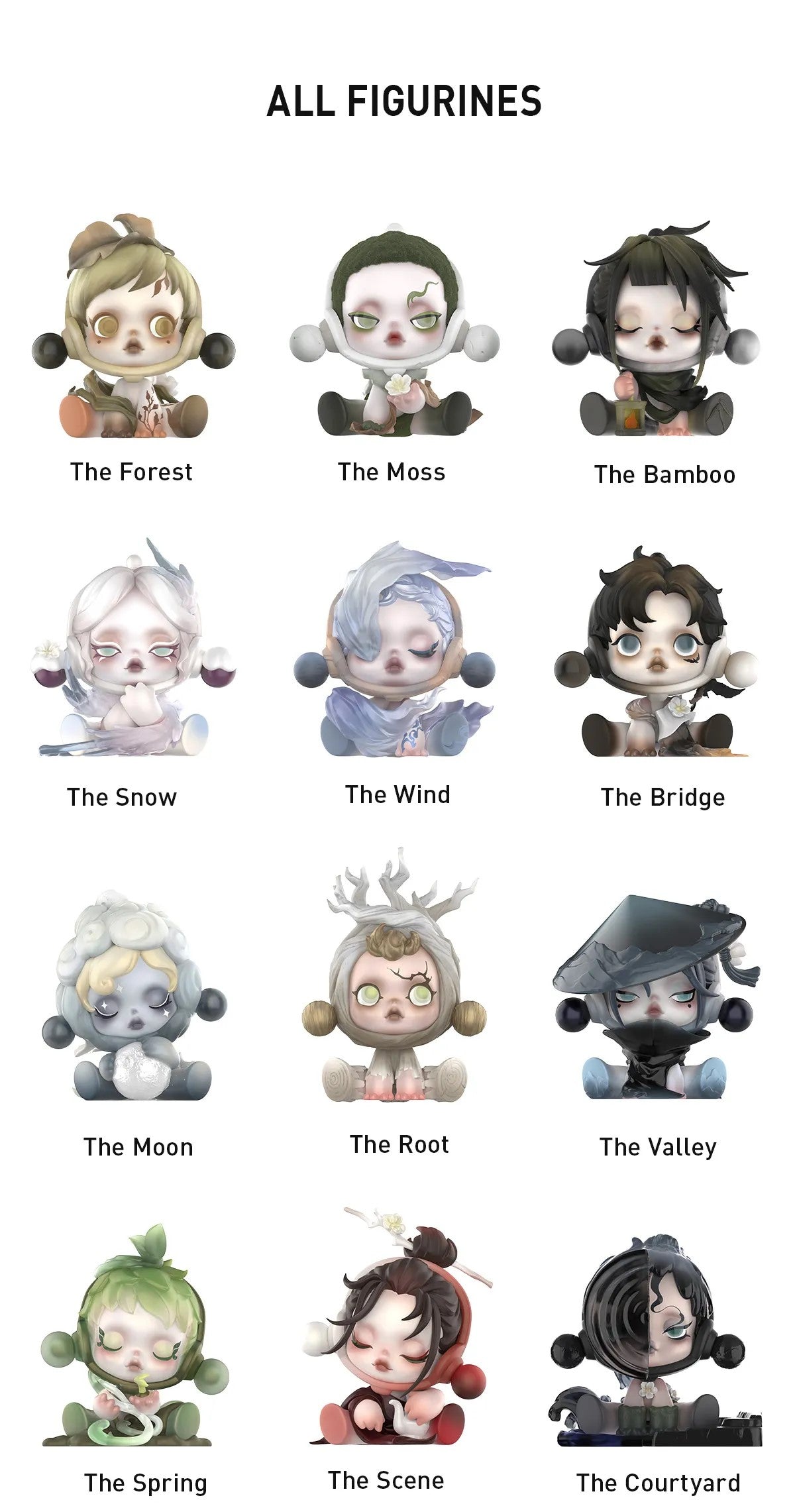 BLIND BOX SKULLPANDA THE INK PLUM BLOSSOM - POP MART