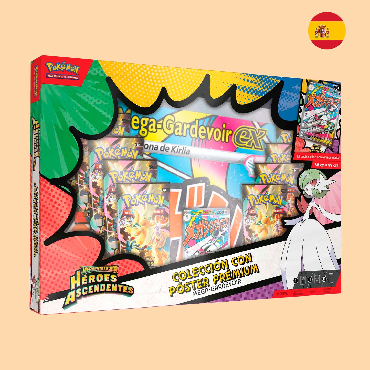 Pokémon Colección con Póster Premium Mega Gardevoir en español sellada – Pokémon TCG