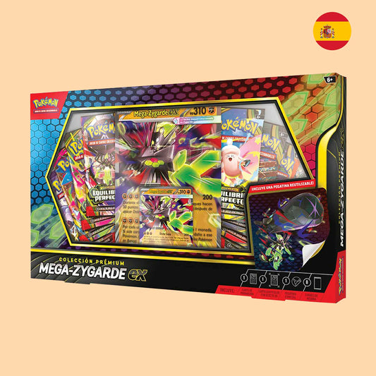 Caja Colección Premium Mega Zygarde ex en español – Pokémon TCG