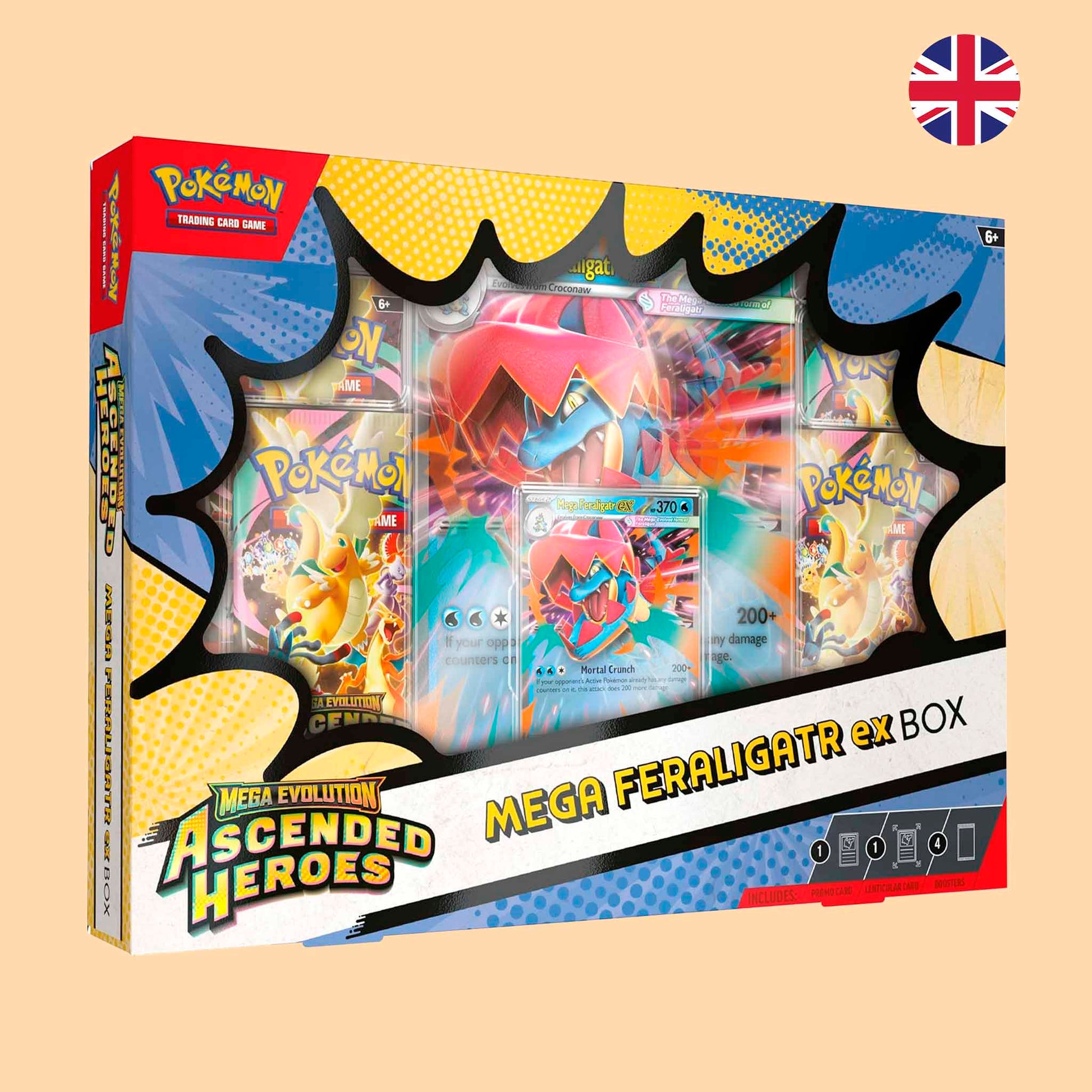Ascended Heroes Collection Mega Feraligatr ex en español – Pokémon TCG