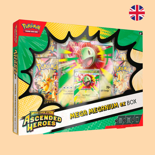 Ascended Heroes Collection Box Mega Meganium ex en inglés– Pokémon TCG