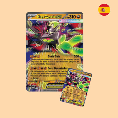Carta promocional Mega Zygarde  Colección Premium – Pokémon TCG