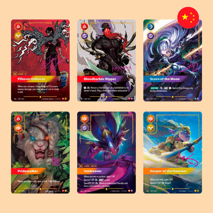 cartas firmadas lol Riftbound Unleashed  - League of Legends TCG
