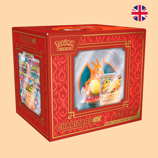CAJA CHARIZARD EX SUPER PREMIUM COLLECTION - INGLES