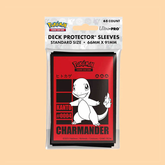 65 FUNDAS DECK PROTECTOR CHARMANDER - ULTRA PRO