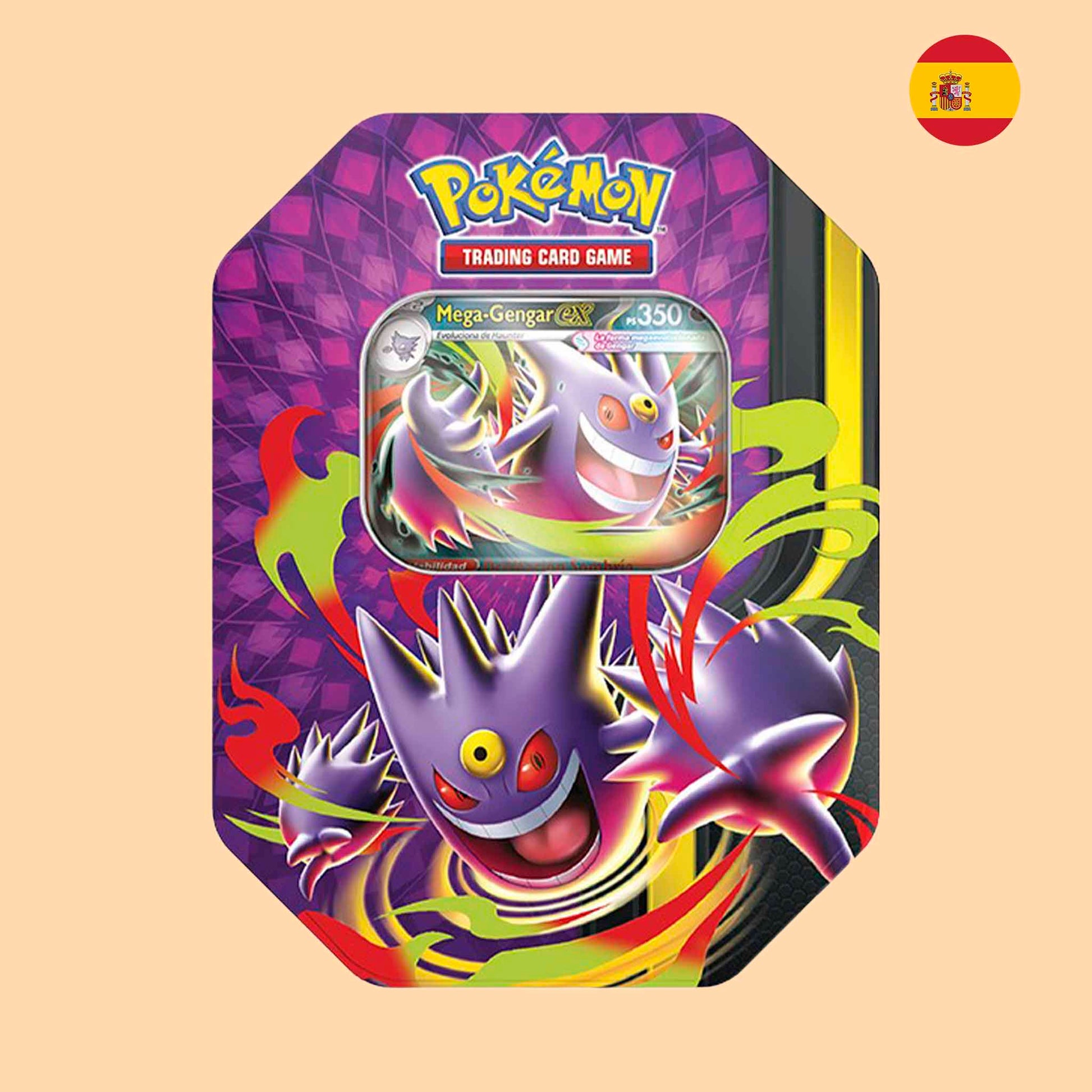Lata Pokémon Mega Gengar en español - Pokémon TCG