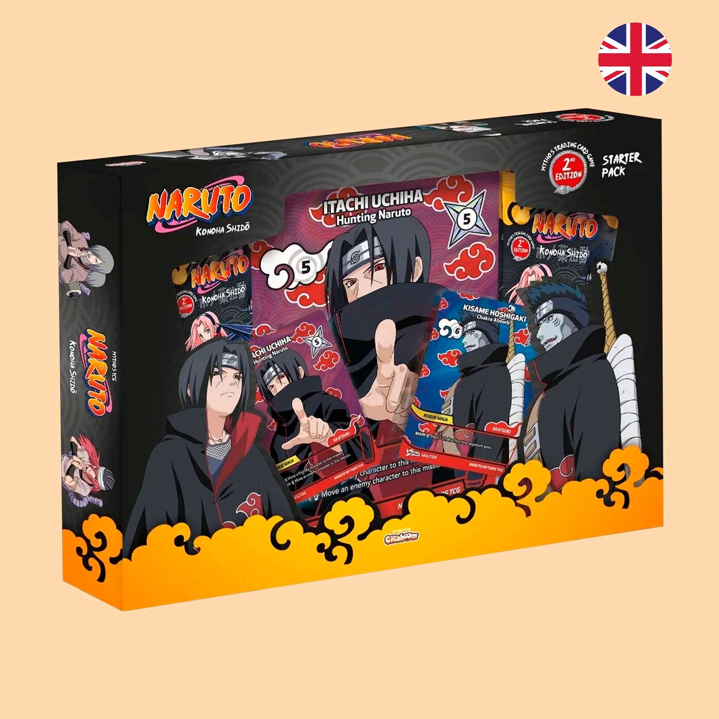 CAJA NARUTO TCG ITACHI STARTER PACK - INGLES