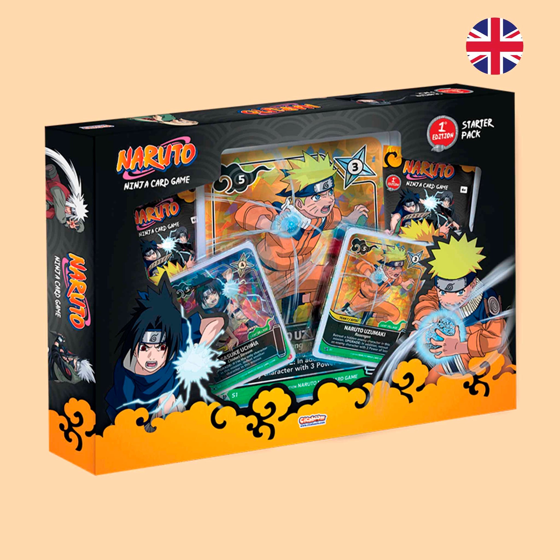 Caja Naruto y sasuke starter pack en inglés - Naruto Mythos