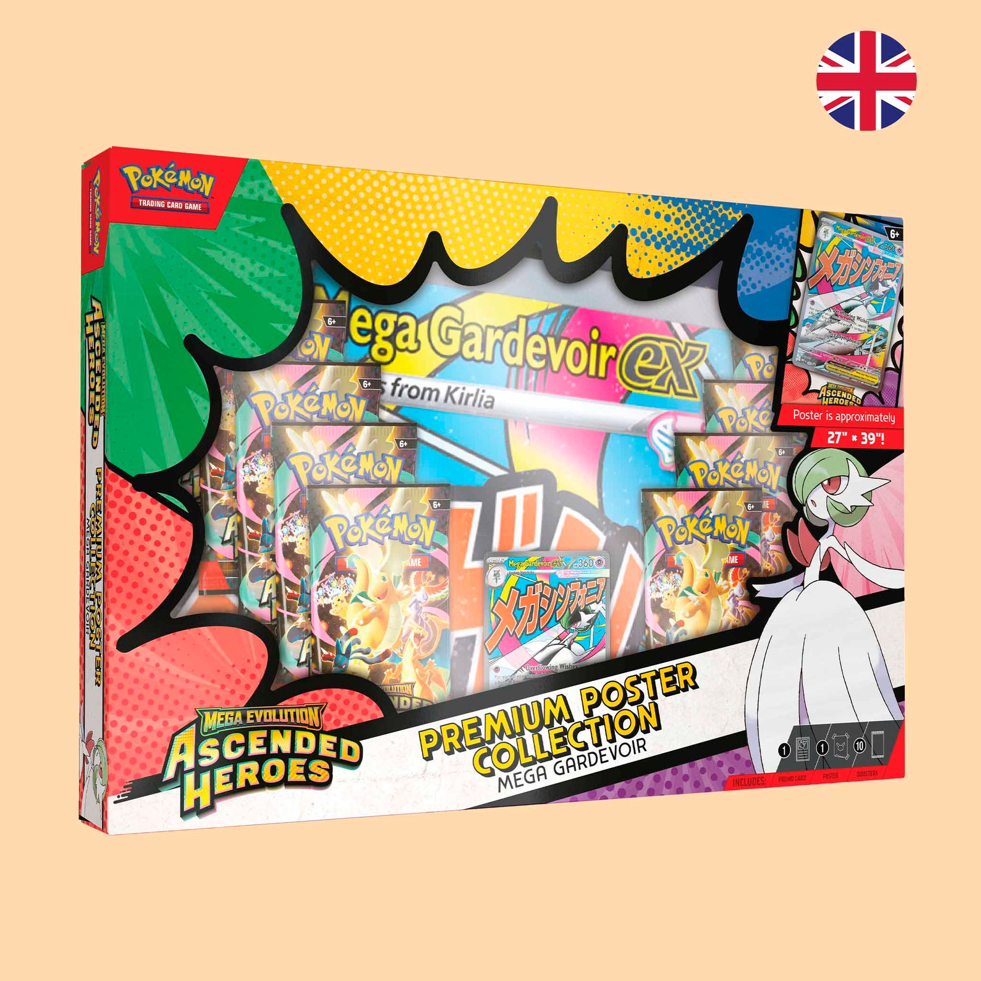 Pokémon Poster Collection Box Mega Gardevoir en inglés sellada – Pokémon TCG